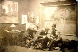 Dawson Dawson-Watson in Paris Studio Consoled by Artist Friends 1886 pixel sized