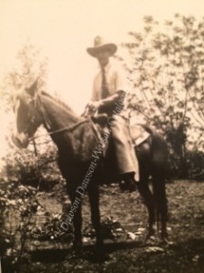 Edward Dawson Dawson-Watson on Horseback at the Gallagher pixel sized