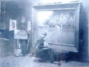 Dawson Dawson-Watson in Paris Studio Painting Salon Picture II 1886 pixel sized